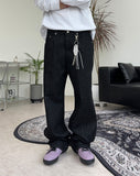Cade semi-wide denim pants