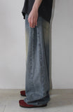 SIDE TUCK BALLOON DENIM