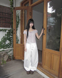 Mumon Check Sleeveless Blouse