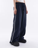 Code track line nylon banding pants