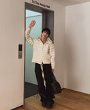 Leto Zipper Pocket Brushed Sweat Cargo Pants