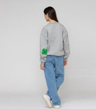 Elbow Clover Smile Sweatshirt