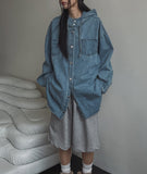 Ordi Snap Over Hood Shirt