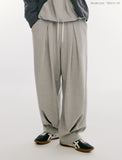 Front Tuck Wide Balloon Sweatpants