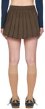 Meve Pleated Short Skirt