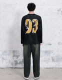 93 V-Neck Mesh Jersey Long Sleeve