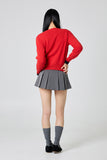 Deron pleated short skirt