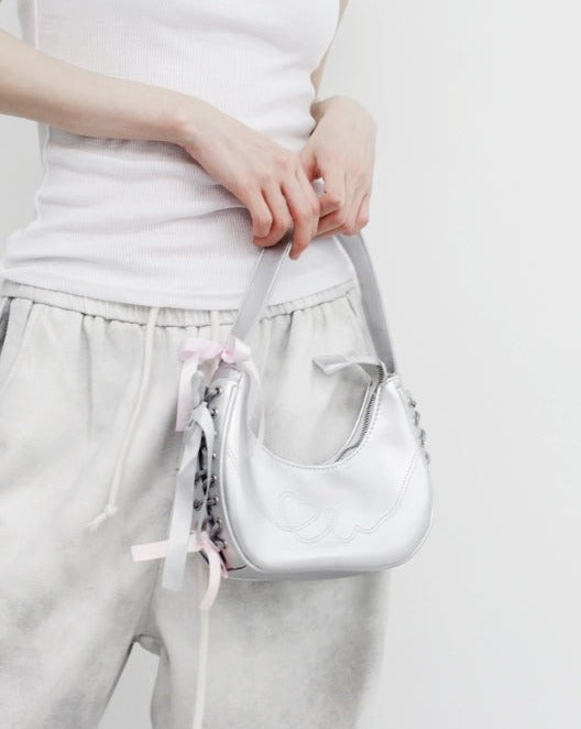 【NONCODE】Scindia Balletcore Mini Hobobag Scindia Ballet Core Mini Hobobag - 논코드