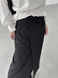 Belle Adjust Diagonal Unbalanced Long Skirt