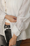 SOFT SILK STRIPE SHIRT