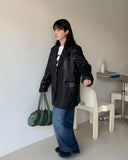 Sokira Over Leather Jacket