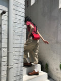 PK STRIPE HALF T