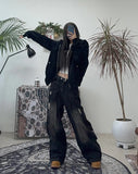 Eldi Fold Damage Denim Pants