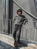 Heritage Chrome Waffle Henley Neck