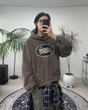 Oasis Dyeing Crop Hoodie