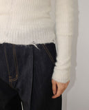(WOOL) ROUGH DAMAGE KNIT