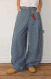 SUMMER STRIPE TAG PANTS