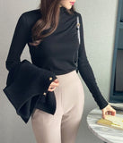 Limeru Daily Half Neck Turtleneck T-Shirt