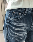 Kawil Washed Wide Denim Pants