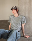 Layden Ribbed Cut-out Short Sleeve T-shirt