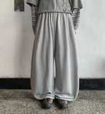 [BAONHAUS] Duran Training Banding Wide Pants