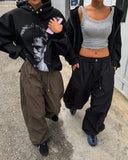 Nuts Balloon Nylon Parachute Pants