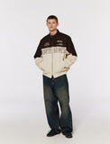 Vintage Cotton Twill Biker Jacket