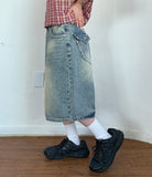 [unisex] Ohin Vintage Washing Denim Bermuda Pants