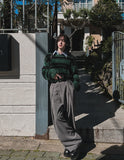 Light maxi wide slacks