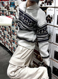Hugo Wool Knit Half Zip Up