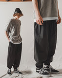 low key banding cool balloon pants