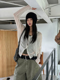 [U-BASIC] Sijeu See-Through Summer Knit Cardigan