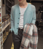 [LANARCH] Mohair Blend Crop Cardigan