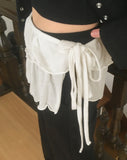 Into Wool Tiered Frill Wrap Skirt