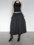 Ar Cowl Neck Halter Tube Top