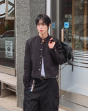 [PLAN MADE] Kuroji Metal Gakuran Crop Jacket