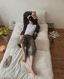 Chillin Cotton Overfit Check Shirt