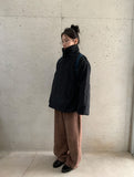 Rimlo Belt Double Button High Neck Coat