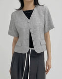 [summer] Cachion V-neck Short Jacket