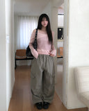 Poria Diagonal Mix Boat Neck Knit