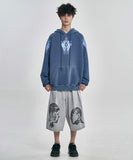 Cross Symbol Raglan Hoodie