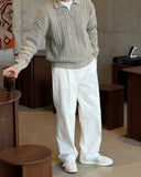 Revan Half Zip-Up Cable Knit