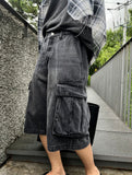 Bermuda Banding Half Denim Pants