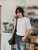 Mild terry round half knit