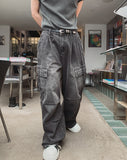 Rex Cargo Parachute Denim Pants
