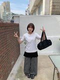Ops Summer Banding Nylon Wide Pants