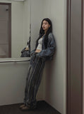 Lundy Dekki Biker Denim Jacket