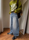 Doha Cat Balloon Denim Pants