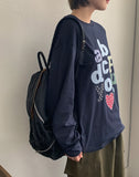 Hoind Printing Over Long Sleeve Tee