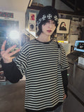 Odd Stripe Layered T-Shirt
